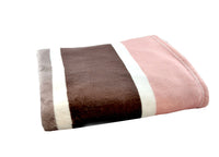 Jetté Frisson Rayé Rose