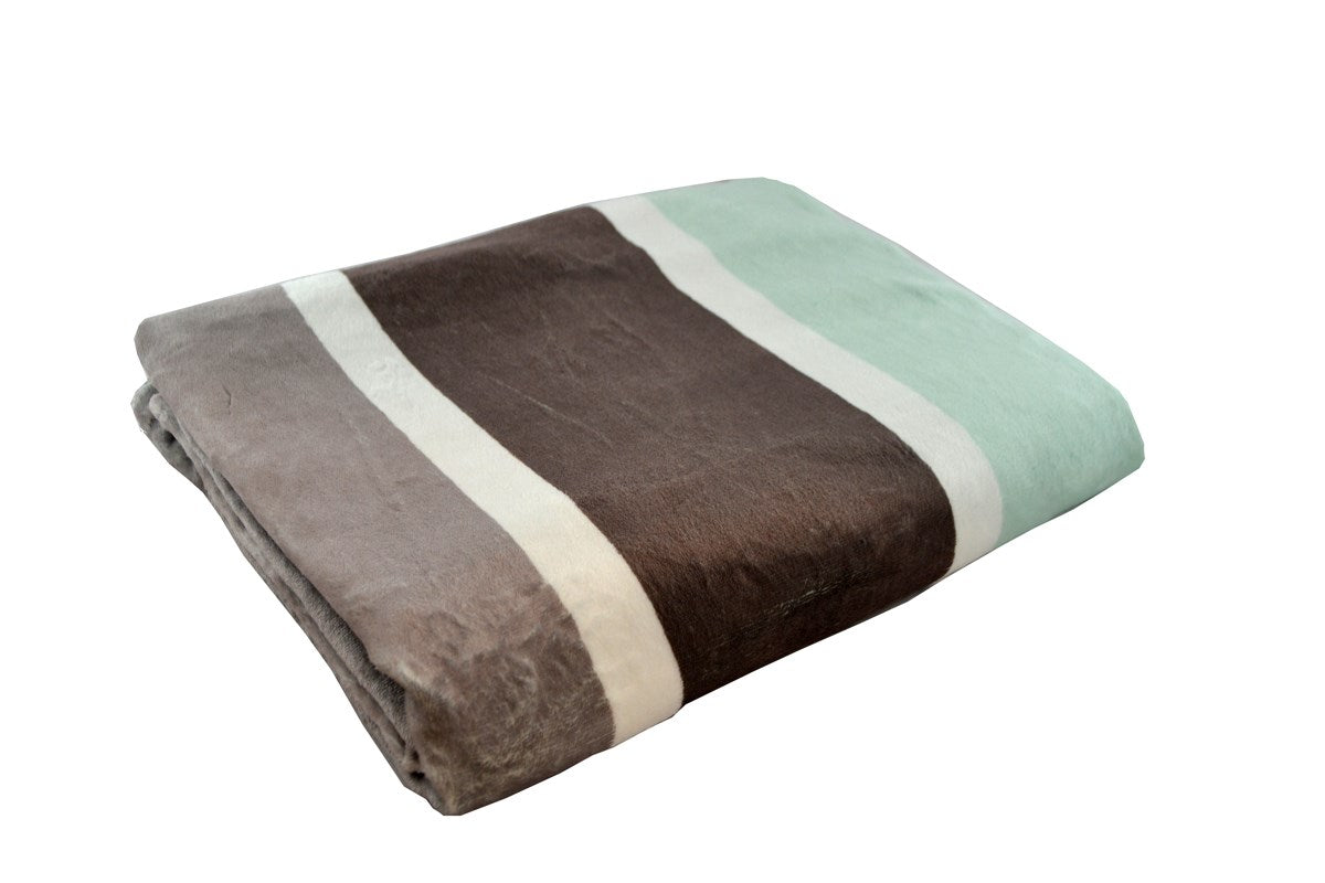 Jetté Frisson Rayé Turquoise