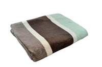 Jetté Frisson Rayé Turquoise