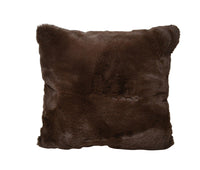 Coussin Faux Lapin Brun
