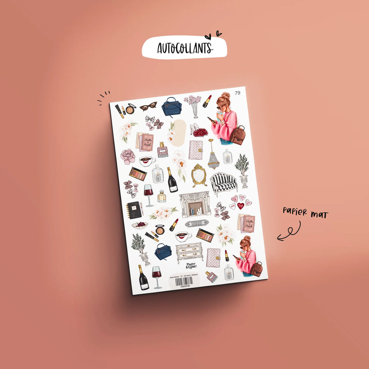 Autocollant 79 Girl Boss