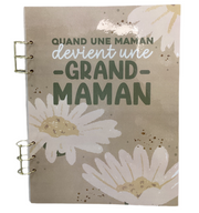 Livre De Naissance À Anneaux Pour Grand-maman Marguerites