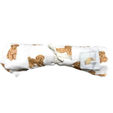 Mousseline Coton Golden Doodle