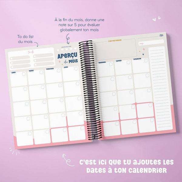 Agenda Mensuel Classique - 03