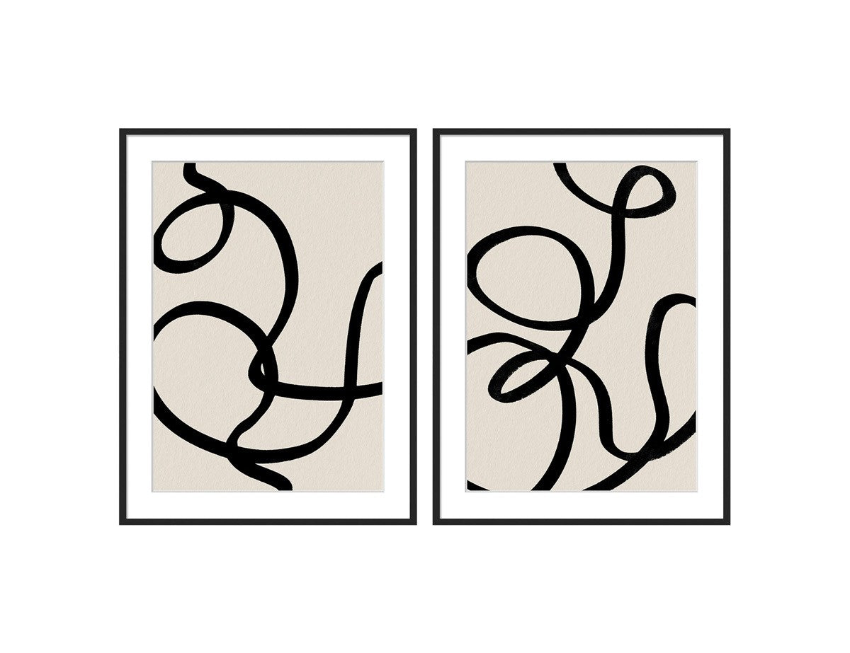 Ensemble 2 Cadres Calligraphie