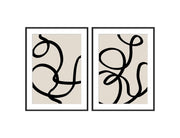 Ensemble 2 Cadres Calligraphie