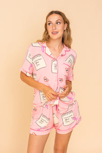 Bas Pyjama Court Wanna Be Friend
