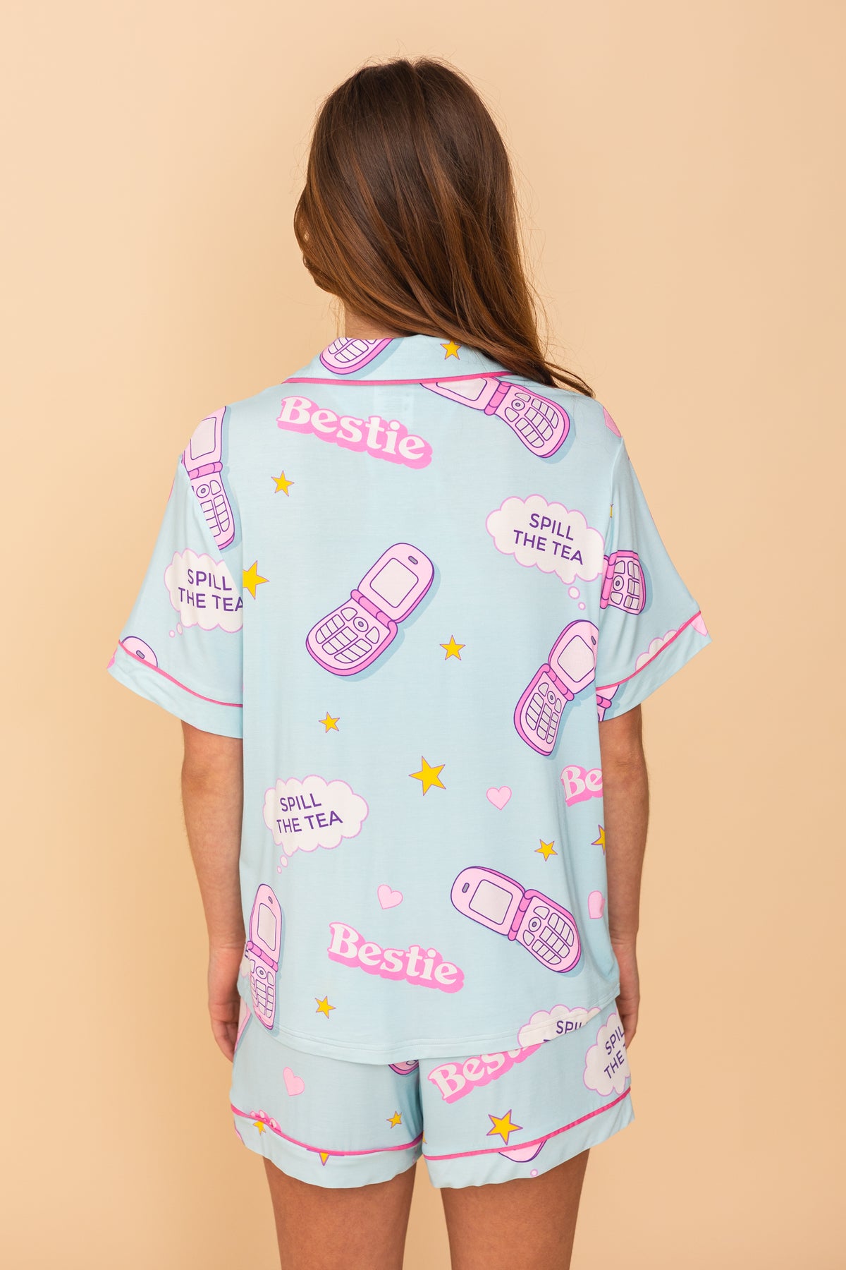 Haut Pyjama Court Spill The Tea