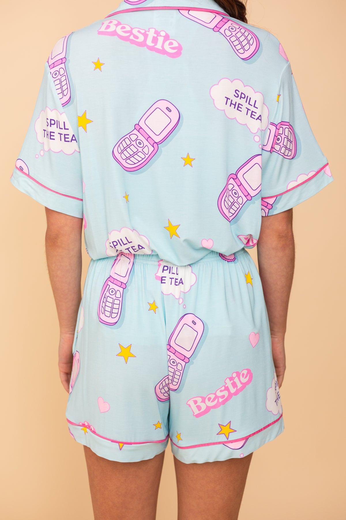Bas Pyjama Court Spill The Tea