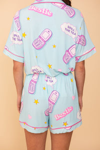 Bas Pyjama Court Spill The Tea