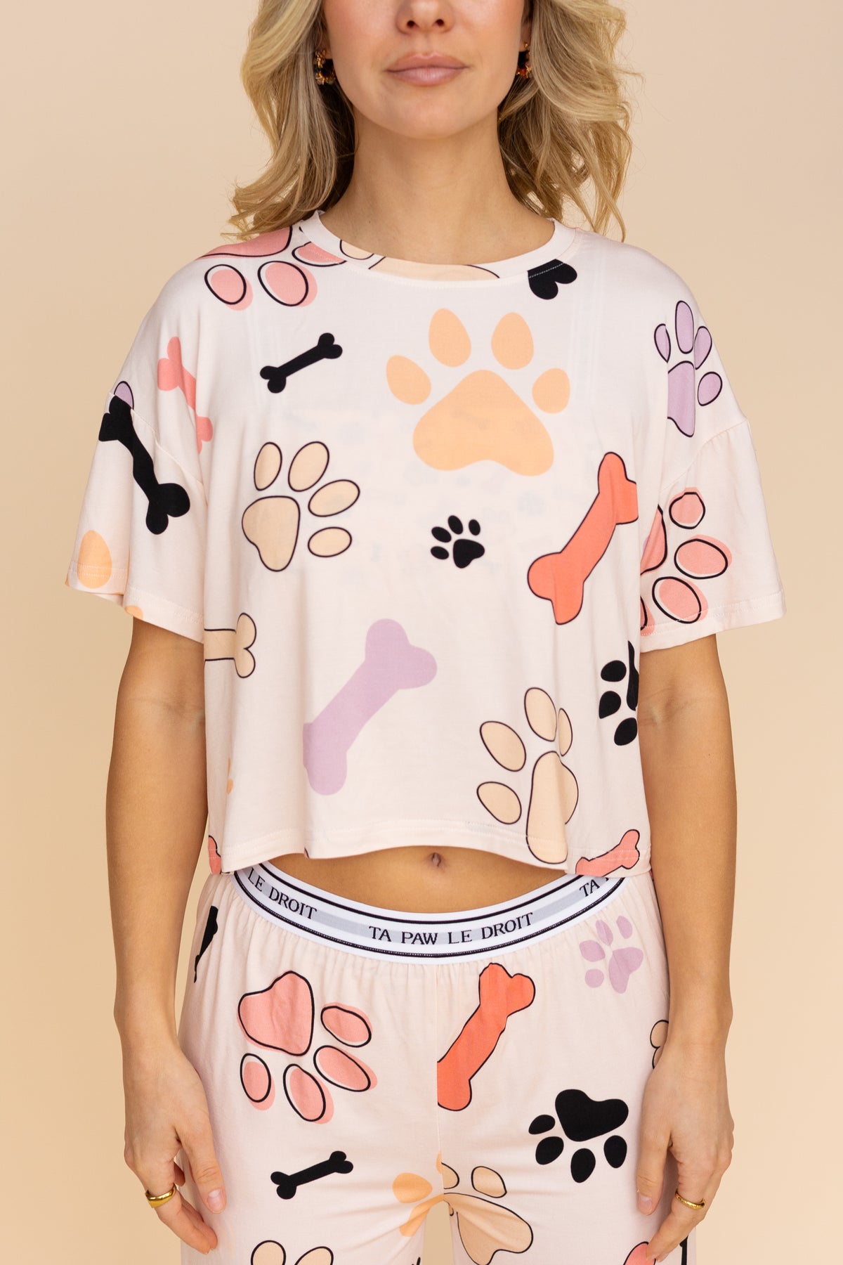 Haut Pyjama Ta Paw Le Droit