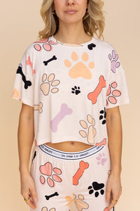 Haut Pyjama Ta Paw Le Droit