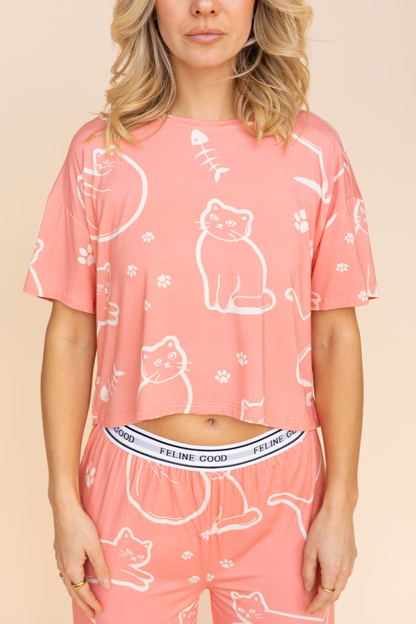 Haut Pyjama Feline Good