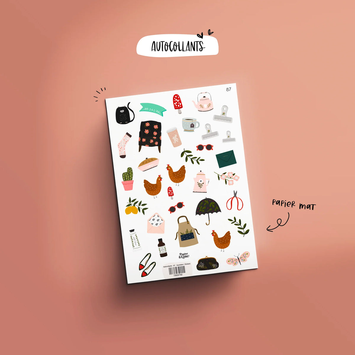 Autocollant 87 Quotidien