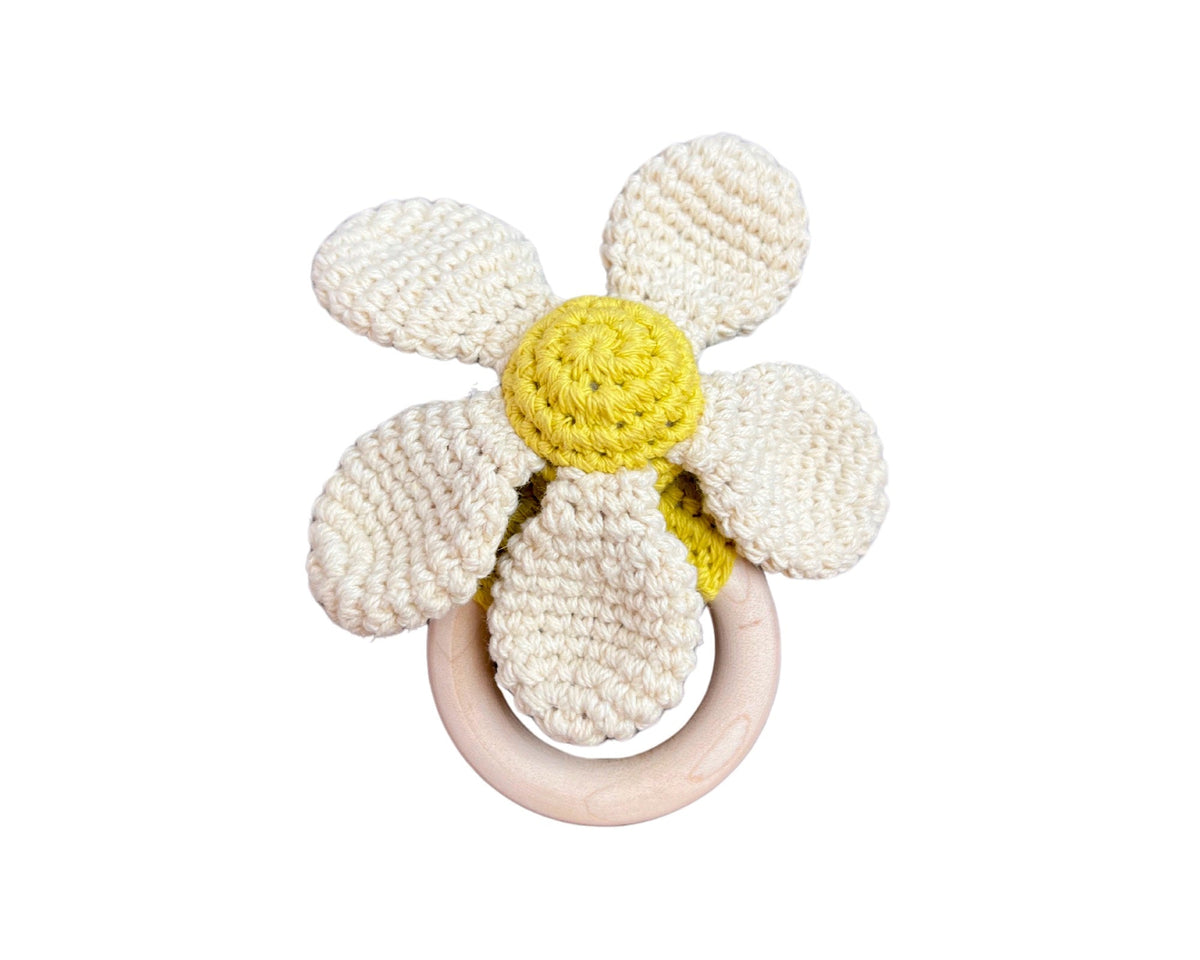 Hochet Bois Et Crochet Marguerite
