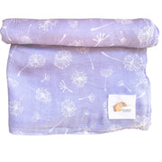 Mousseline Coton Dandelion Mauve