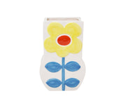 Vase Plat Fleur Jaune