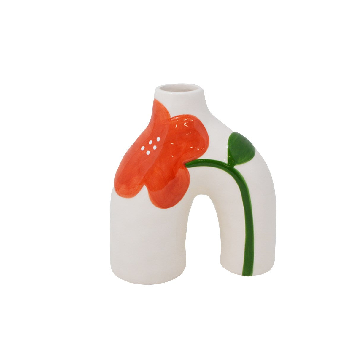 Vase Arche Fleur Rouge