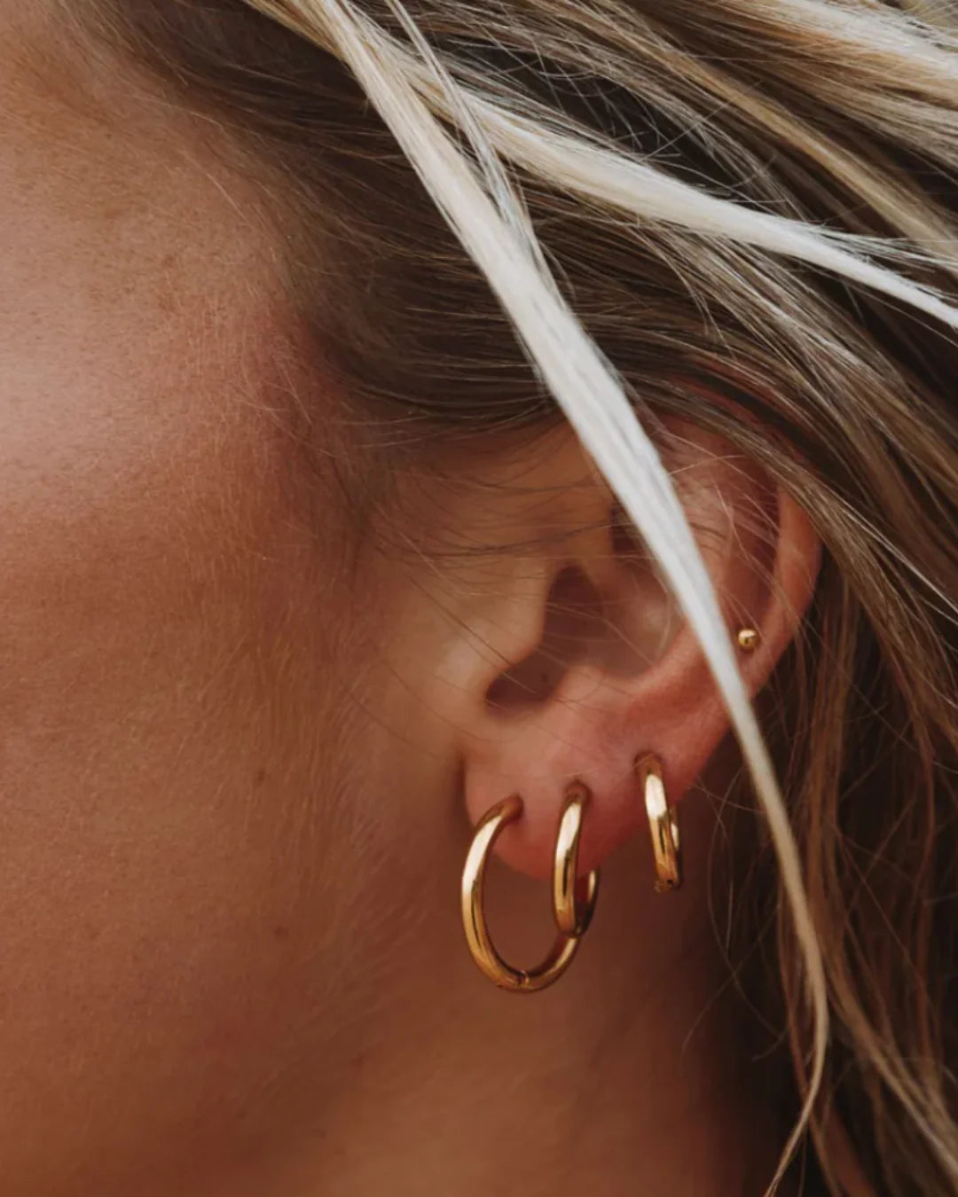 Boucles D'oreilles Coachella Or 20mm