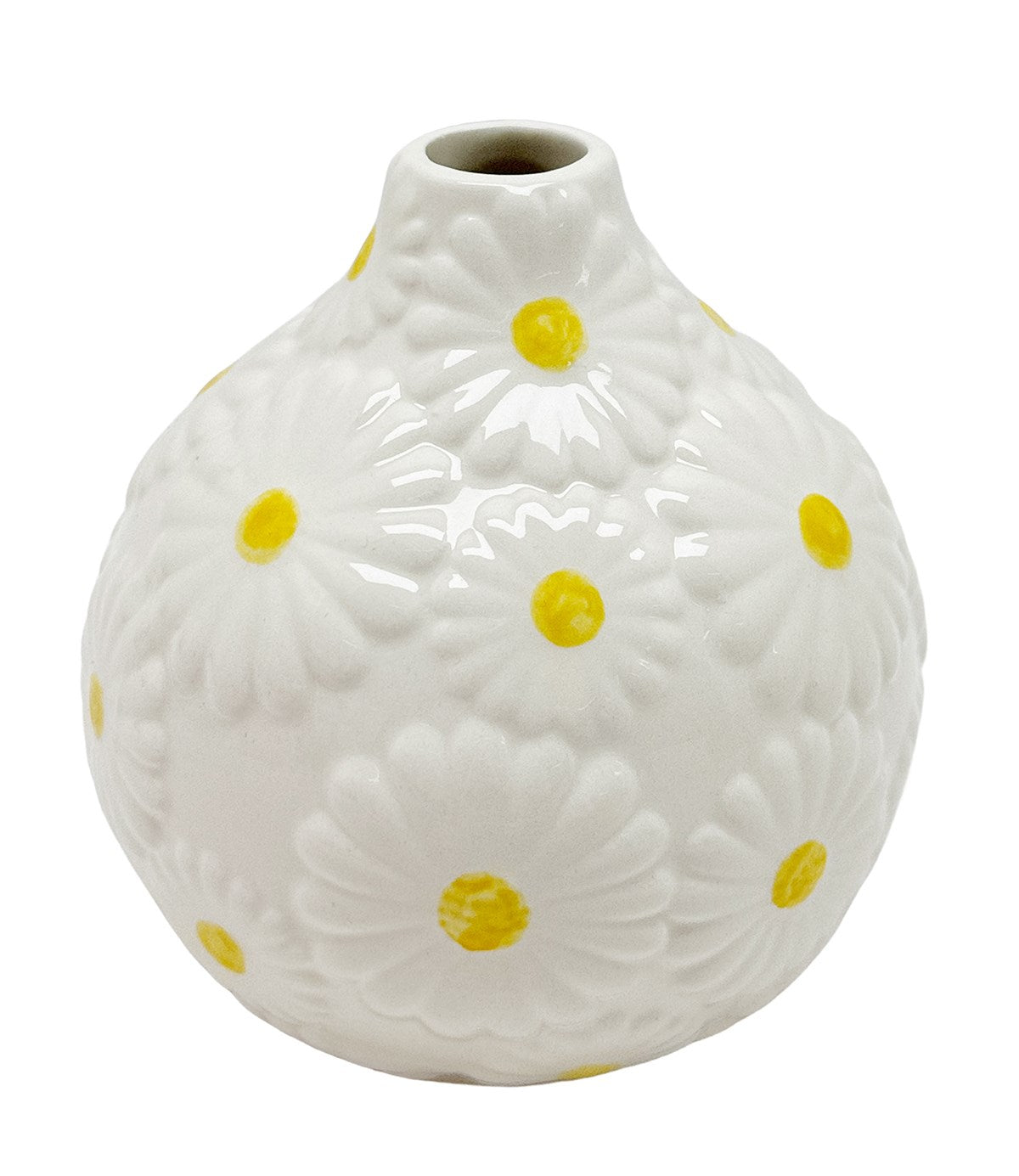 Vase Boule Marguerite En Relief