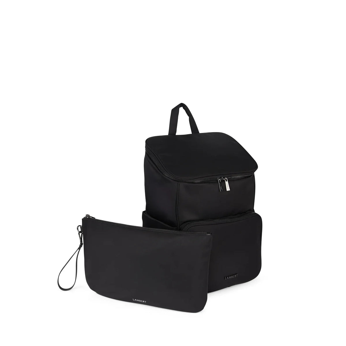 Sac À Couches Le Anabelle En Nylon Recyclé Noir