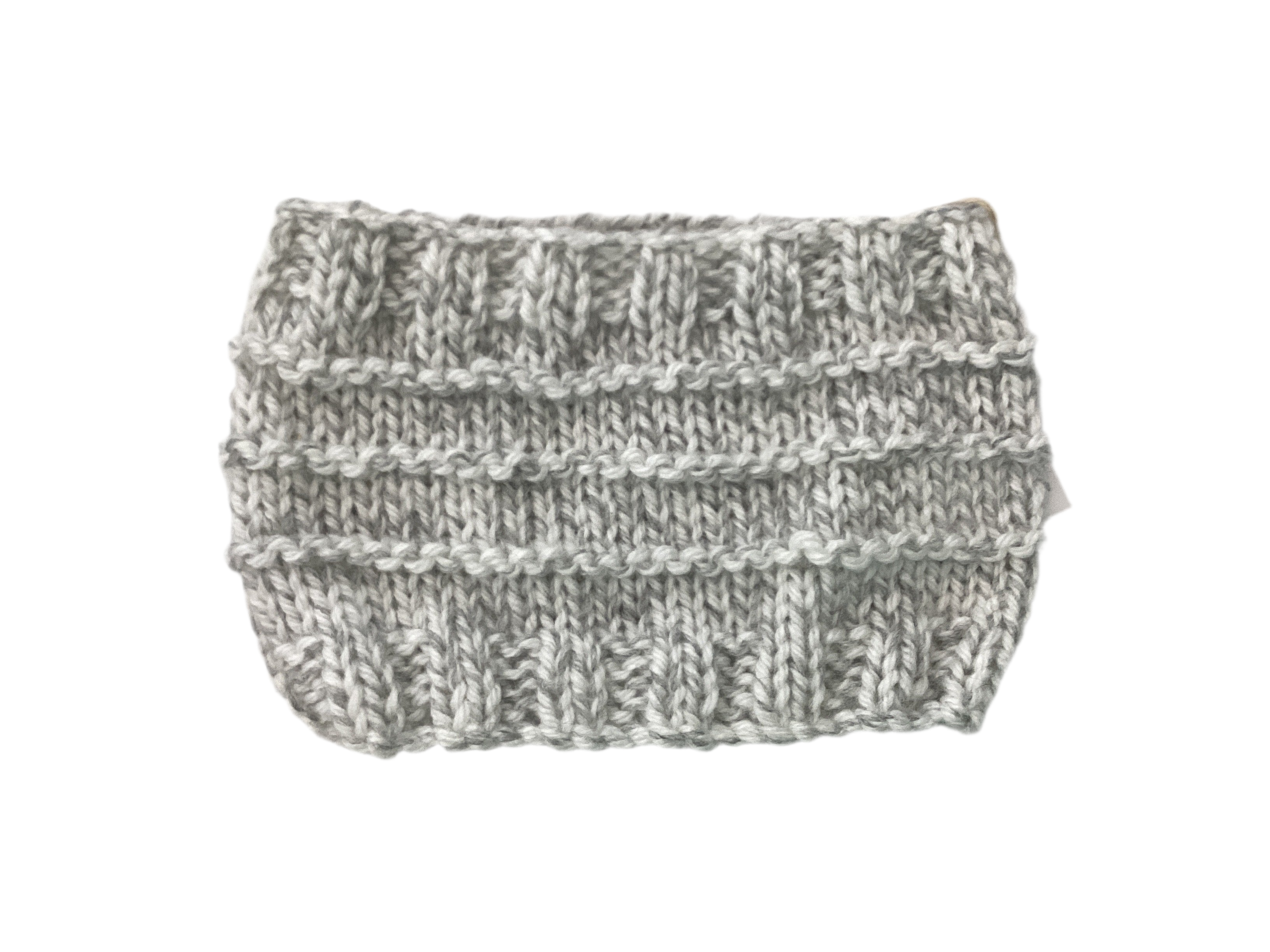Cache-cou Gris & Blanc 0-6 Mois