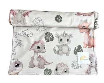 Couverture Magiks TODDLER Dino Palmier Vert Safari