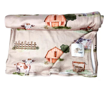 Doudou Magiks Ferme Vache Taupe