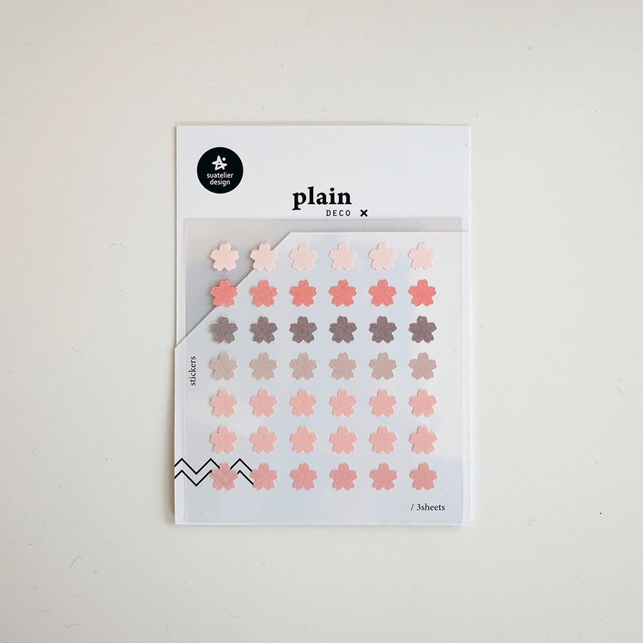 Autocollant 40 Plain Deco Fleurs Opaques