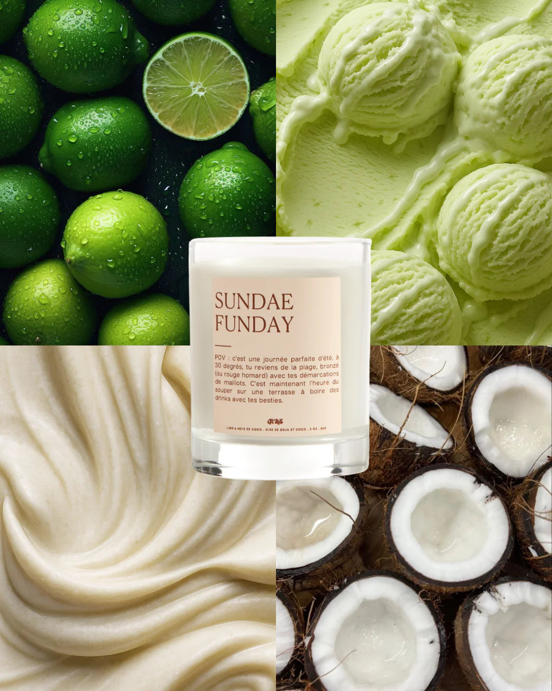 Chandelle Sundae Funday (Lime & Noix De Coco)