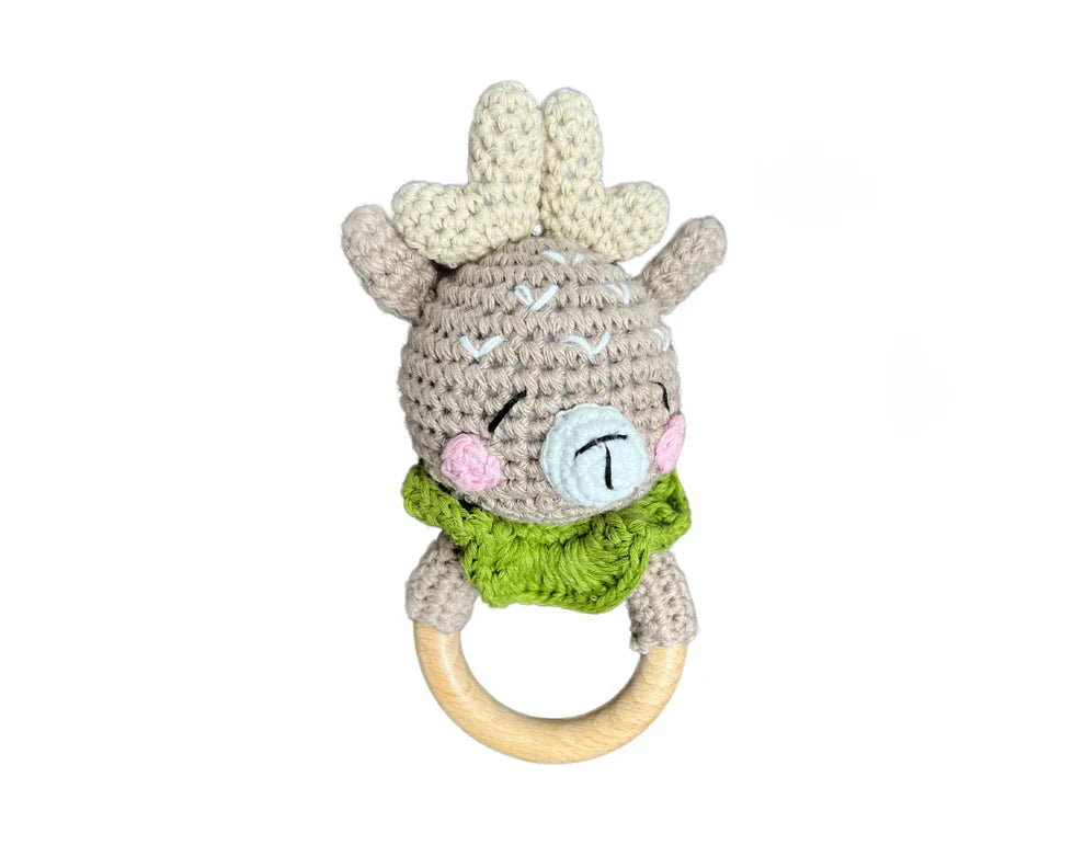 Hochet Bois Et Crochet Chevreuil Hector