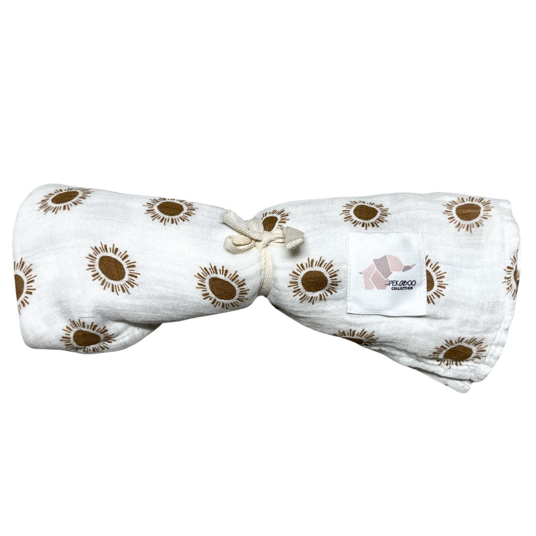 Mousseline Bambou Soleil Rust