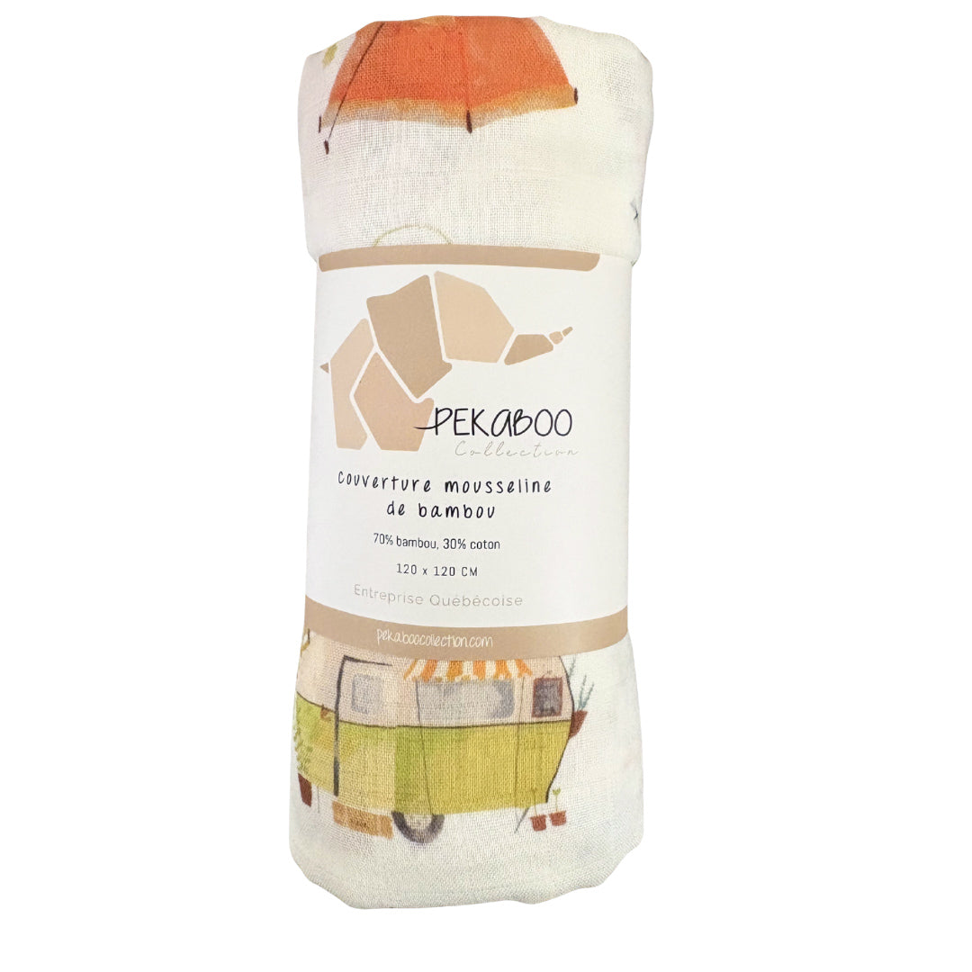 Mousseline Bambou Roulotte Carotte Et Canard
