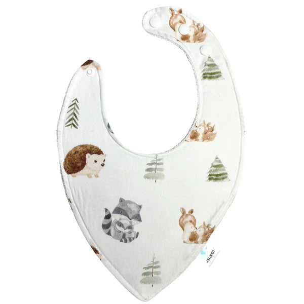 Bavoir Animaux Sauge