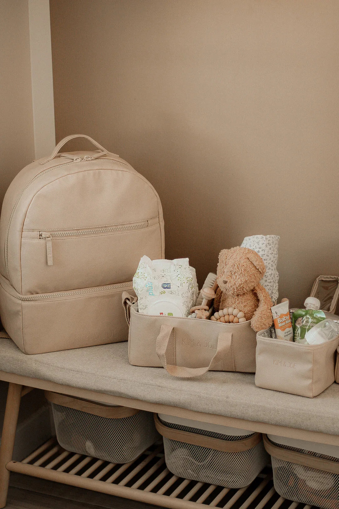 Organisateur Pour Sac À Couches Beige
