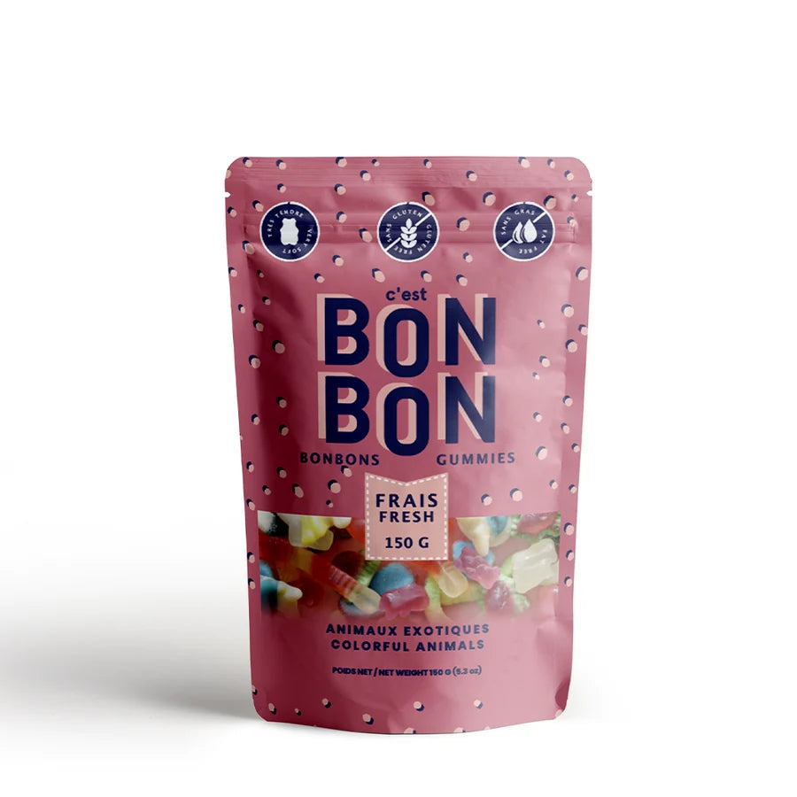 Bonbons Animaux Exotiques