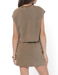 Top Knit Washed Taupe