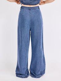 Pantalon It's Pouring Dark Chambray