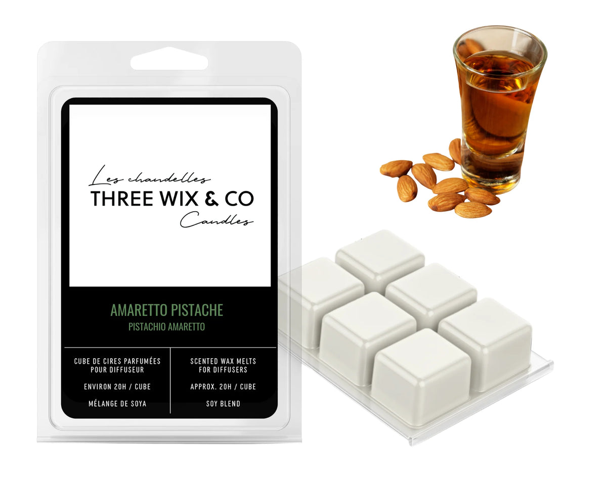 Cube De Cires Parfumées Pour Diffuseur Amaretto & Pistache