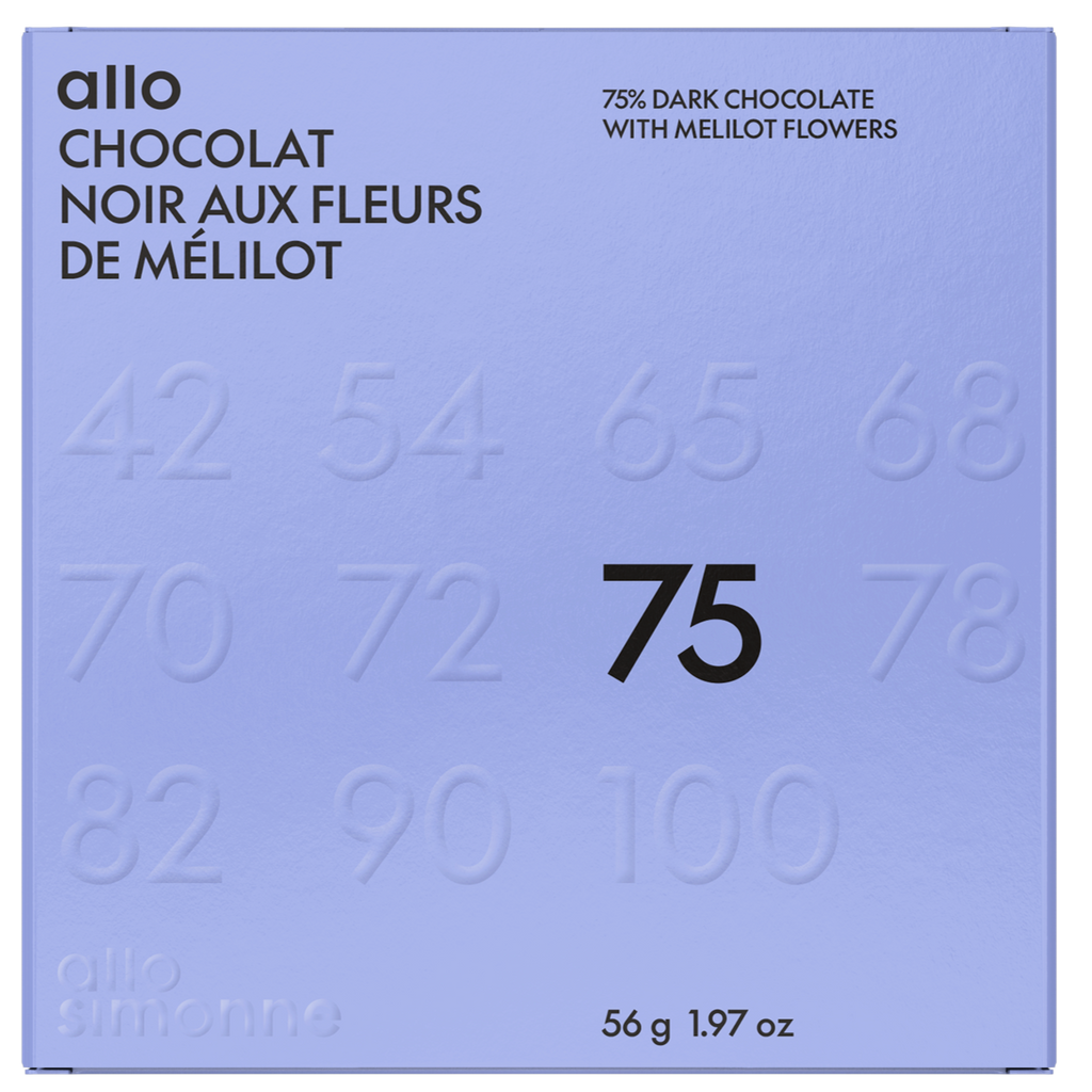 Chocolat Noir 75% Aux Fleurs De Mélilot - Colombie & Équateur