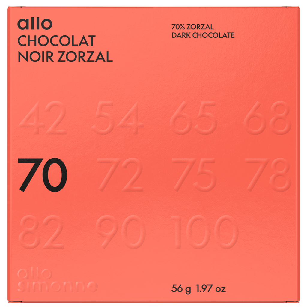 Chocolat Noir Zorzal 70% - République Dominicaine