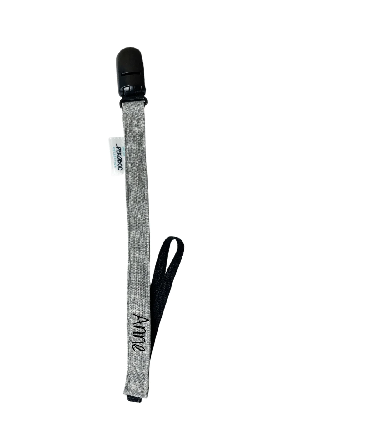 Attache-Suce Gris & Blanc (Noir)