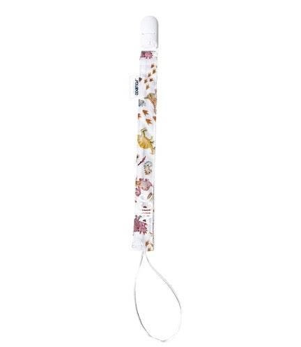 Attache-Suce Dino Et Œufs Rose (Blanc)