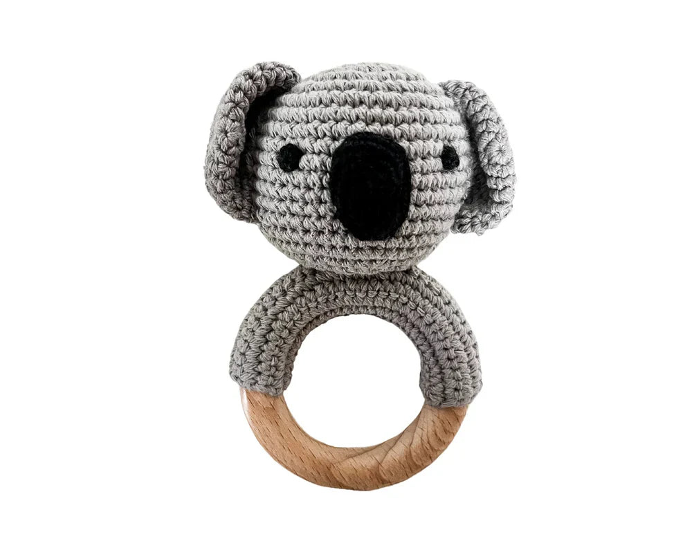 Hochet Bois Et Crochet Koala