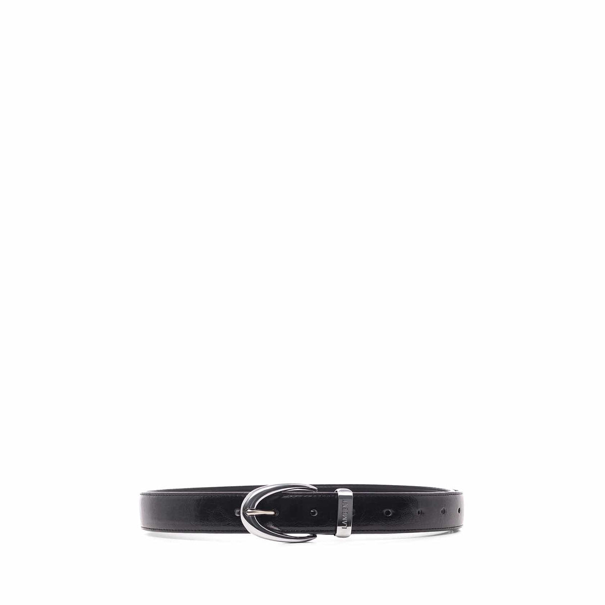 Ceinture En Cuir Vegan Dallas Noir Large
