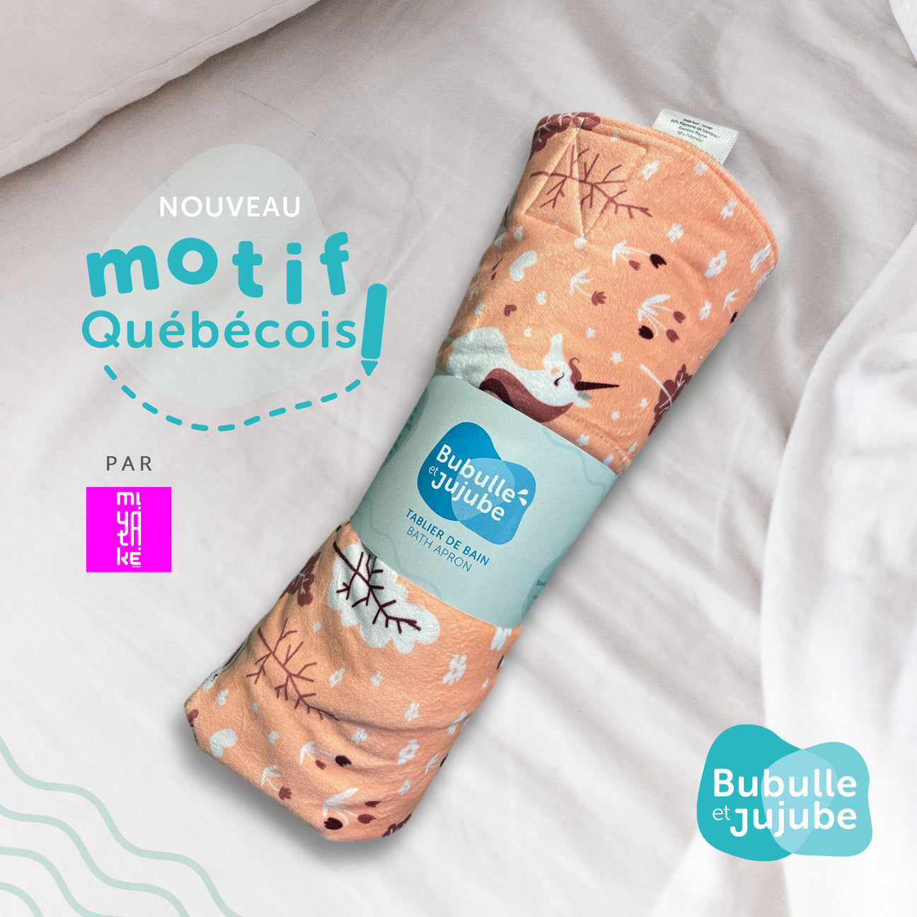 Tablier De Bain Licornes & Lapins