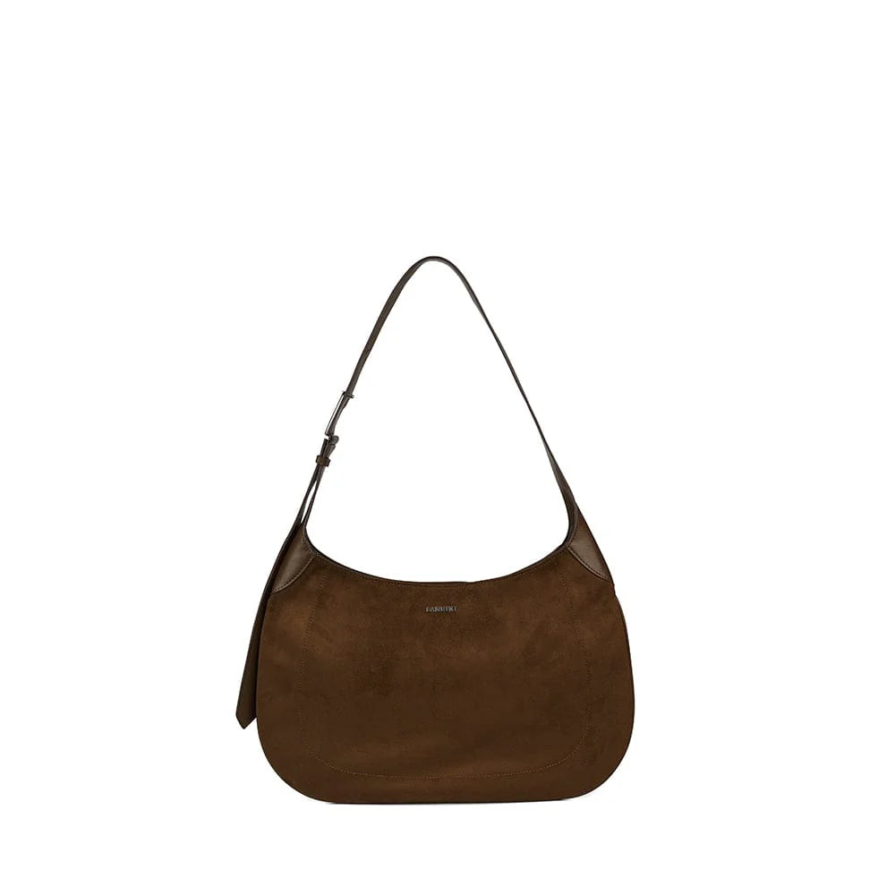 Sac À Main Blair Suède Cacao