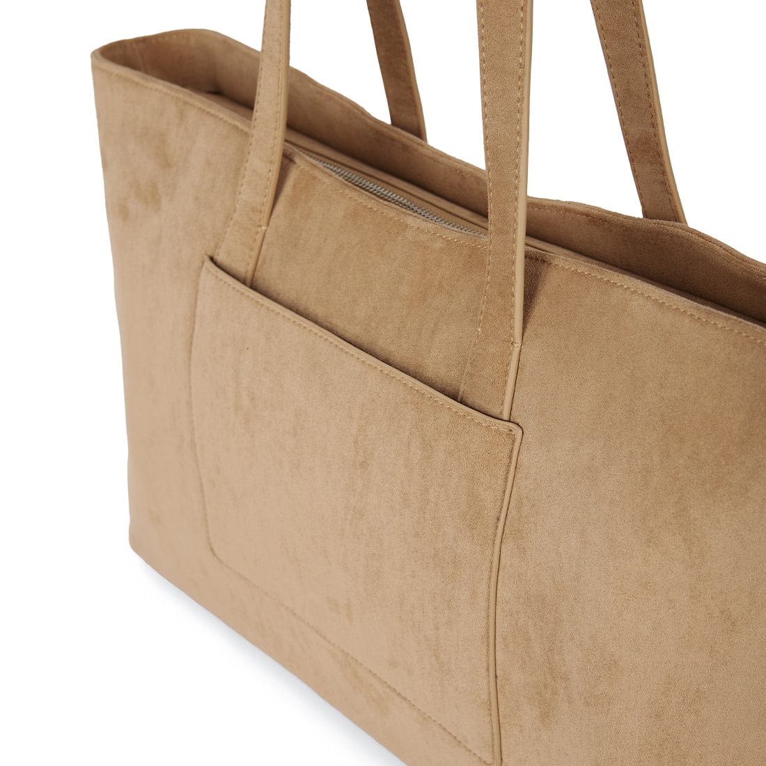 Sac Fourre-Tout Britney Suède Beige