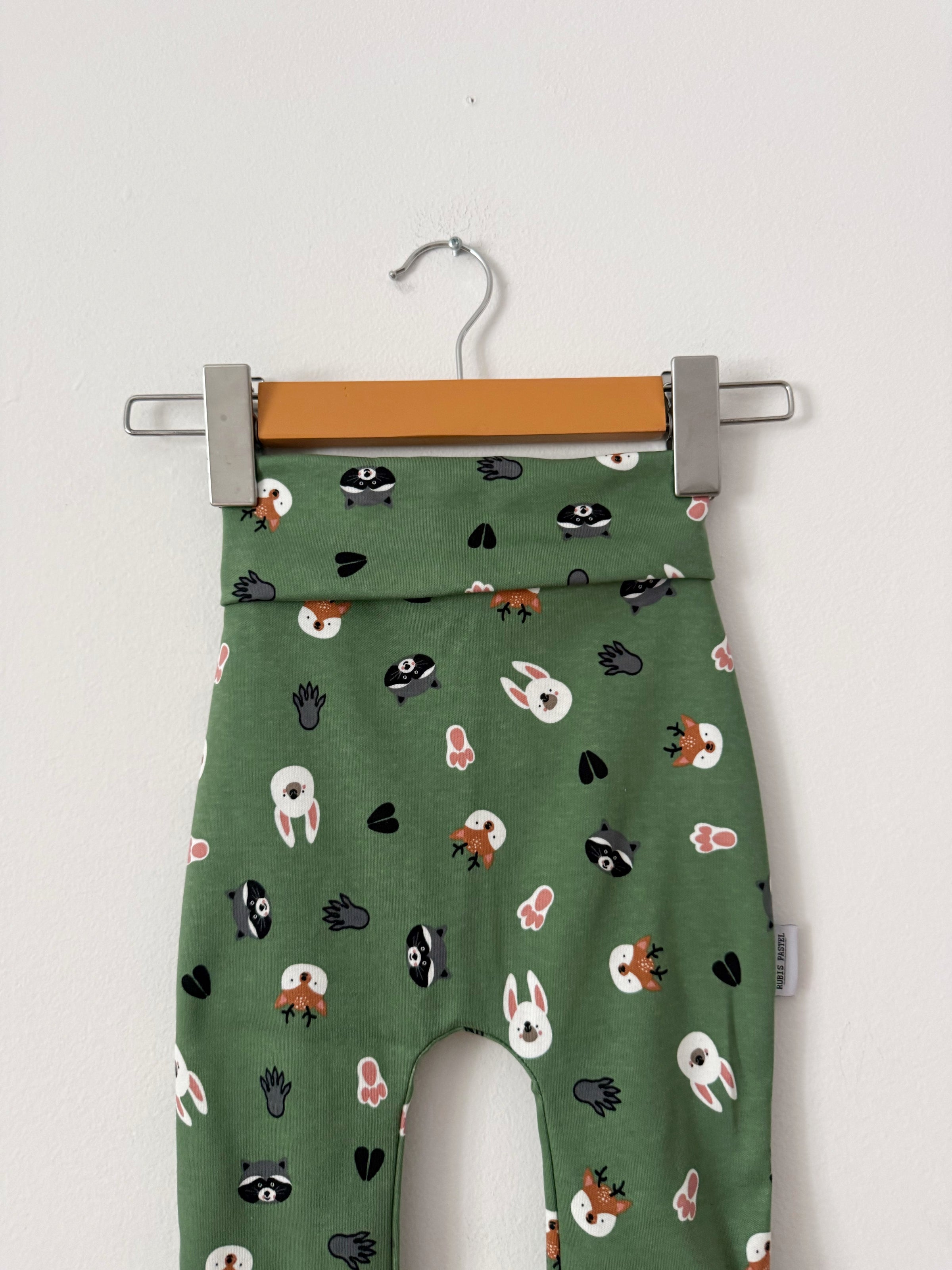 Pantalon Évolutif Animaux Fonds Verts
