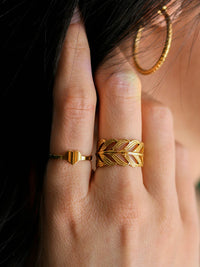 Bague Singapour Doré